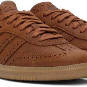 Adidas Samba Tan Athletic Shoes